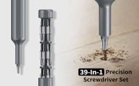 Juego de destornilladores de precisión 39 en 1 con brocas Torx Phillips magnéticas de acero de aleación 38 S2, minikit de herramientas de reparación manual - details 3