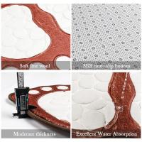Alfombras de baño súper absorbentes antideslizantes, alfombras de baño de adoquines lavables, lindas alfombras de área de espuma viscoelástica en forma de pie - details 11