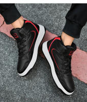 Zapatillas altas de marca para hombre, zapatos de baloncesto antideslizantes, zapatos de tenis transpirables, zapatos deportivos de cuero cómodos, zapatillas Unisex - details 21