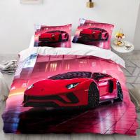 Juegos de cama de carreras de coches deportivos para hombres y niños, camas individuales, camas dobles, colchas, regalos - details 12