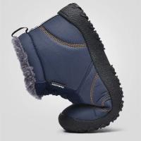 Zapatillas de esquí impermeables para hombre y mujer de color sólido cálidas para invierno con forro de piel - details 5