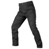 Ropa de trabajo táctica con múltiples bolsillos para hombre, pantalones, pantalones de senderismo sueltos de estilo militar para hombre - details 4