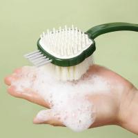 Cepillo de mango largo, depurador de espalda de doble cara con cerdas suaves, cuerpo de baño de ducha para el hogar - details 5