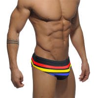 Jessborn pantalones de natación para hombre, bañador sexy a rayas, traje de baño profesional para entrenamiento en la playa, primavera caliente - details 1