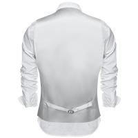 Chaleco de seda para hombre, 30 colores, liso, negro, azul, verde, rojo, Pik Gold Champain, chaleco ajustado de satén morado, Tops para hombre - details 43