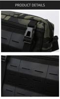 Riñonera táctica militar para hombre y mujer, bolsa de señal para exteriores, ciclismo, cintura, EDC Molle, Camping, escalada - details 15