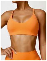 Sujetador de mujer con correa cruzada sujetador de yoga transpirable entrenamiento sexy espalda hermosa top de fitness - details 18