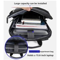 Mochila Impermeable Ultraligera para Hombre Mochila Elegante para Libros Mochila Portátil de 15,6