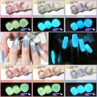 Arte Clavo esmalte de uñas en Gel magnético, Serie fluorescente, esmalte de uñas UV Soak Off, manicura reflectante que brilla en la oscuridad - details 2