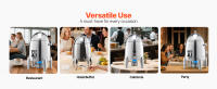 Dispensador de Bebidas de Acero Inoxidable SucceBuy, Contenedor de Bebidas de 12L con Quemador de Alcohol, Apto para Bebidas Calientes y Frías como Café, Té y Agua, con Grifo y Tubo de Hielo, Ideal para Restaurantes, Hoteles y Eventos - details 4