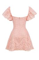 Vestido femenino elegante con cuello en V, pequeño, fresco, estilo de niña, vitalidad dulce, romántico, verano 2025 - details 7
