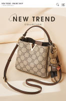 FOXER-Bolso cruzado de cuero sintético para mujer, bandolera con estampado de cubo - details 0