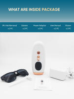 Depiladora IPL para hombres y mujeres, recortadora de Bikini, removedor de vello láser portátil permanente, indolora, utilizada en el hogar y los viajes, 999900 Flashes - details 11