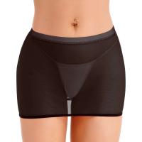 Minifalda seductora de tubo sexy disco para mujer, falda elástica transparente Bo de tiro suave, falda ajustada a las nalgas - details 3