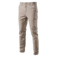 Pantalones informales de alta calidad para hombre, pantalón transpirable, de algodón, versátil, para negocios juveniles, otoño e invierno, 2024 - details 2