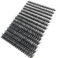 Pestañas Postizas Segregadas Tejidas DIY 40D 60D 80D Y 100D Gruesas Y Rápidas Extensión De Pestañas Material De Algodón Plástico - details 20