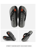 Nuevas chanclas de los hombres zapatillas de verano de los hombres antideslizante tendencia de la moda de la playa al aire libre zapatillas frescas - details 15