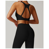 Top de Yoga con Espalda Abierta para Mujeres Sports Bra Deportivo Transpirable con Corte Trasero - details 10