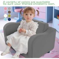 Sofá infantil plegable, cómodo sofá cama para niños pequeños, sofá cama 2 en 1 para esquina acogedora, habitación infantil, minisofá con función de dormir para niños y niñas, color verde - details 13