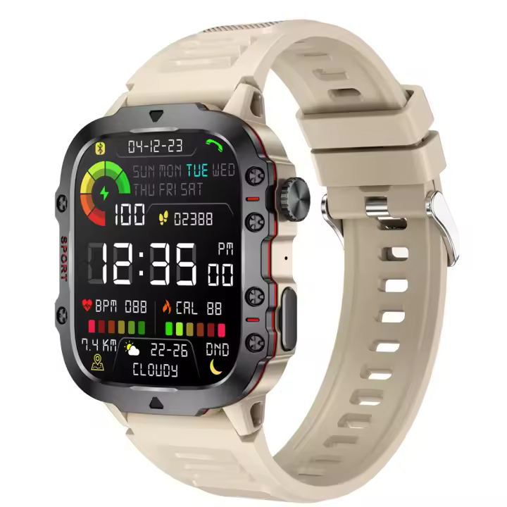 Reloj inteligente Qx11 con Bluetooth, llamada sin molestias, entrenamiento de respiración, llamada de emergencia SOS, función de linterna, novedad de 2025 - 1