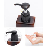 Botellas de Plástico Vacías para Bomba Transparentes Cuadradas Recargables con Líquido para Loción 250ml/450ml/650ml - details 17