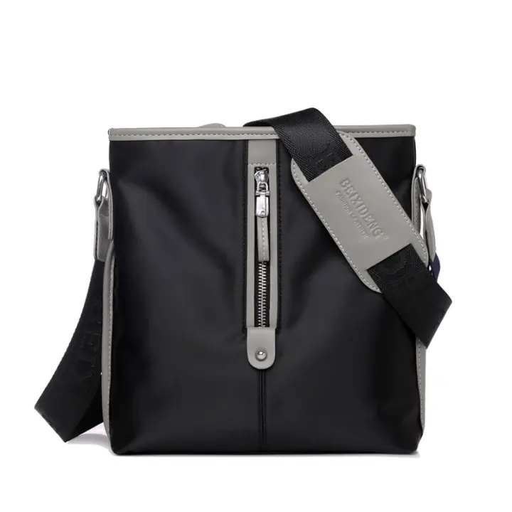 Bolso Crucero de Hombre a la Moda Bolso Mensajero Sólido de Color para Viajes Cortos y Negocios - 1