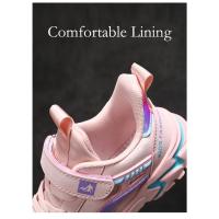 Zapatos deportivos para niños, zapatillas cómodas para correr al aire libre, impermeables, tenis infantiles, antideslizantes, color rosa - details 10