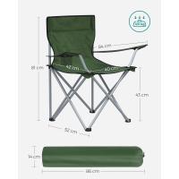 Sillas Portátiles Plegables 120kg Carga Ideal para Acampar, Jardín, Pesca, Playa, Terraza - details 4