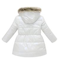 Manténgase abrigado y parece con estilo: chaqueta térmica con capucha para niña con acolchado alternativo de plumón para invierno - details 1