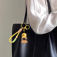 LLavero de perro pequeño de resina, decoración de bolsa antipérdida, colgante de llave de Animal para perro, baratija, llavero de perro de dibujos animados de corazón para niña, regalos pequeños - details 3