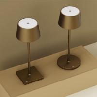 Lámpara LED recargable USB de Mesa Regulable - Larga duración - Luz regulable (Dimmer) con un toque - Casa y restaurante - Protección IP54 - Dorado Oscuro - details 4