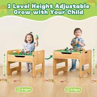 Set de Mesa y Sillas Montessori para Bebés de 1-3 Años Ajustable en Altura - details 29