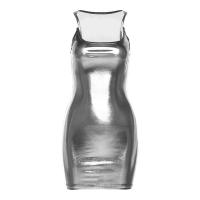 Camisola de cintura alta con cuello en U, corte ajustado de color liso para mujer, moda urbana - details 3