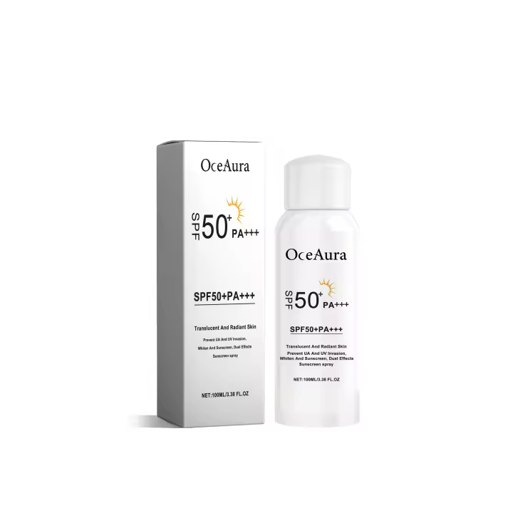 Crema de Sol Refrescante SPF50+ Protección UV Mejora la Sequedad Previene la Rojear - 1