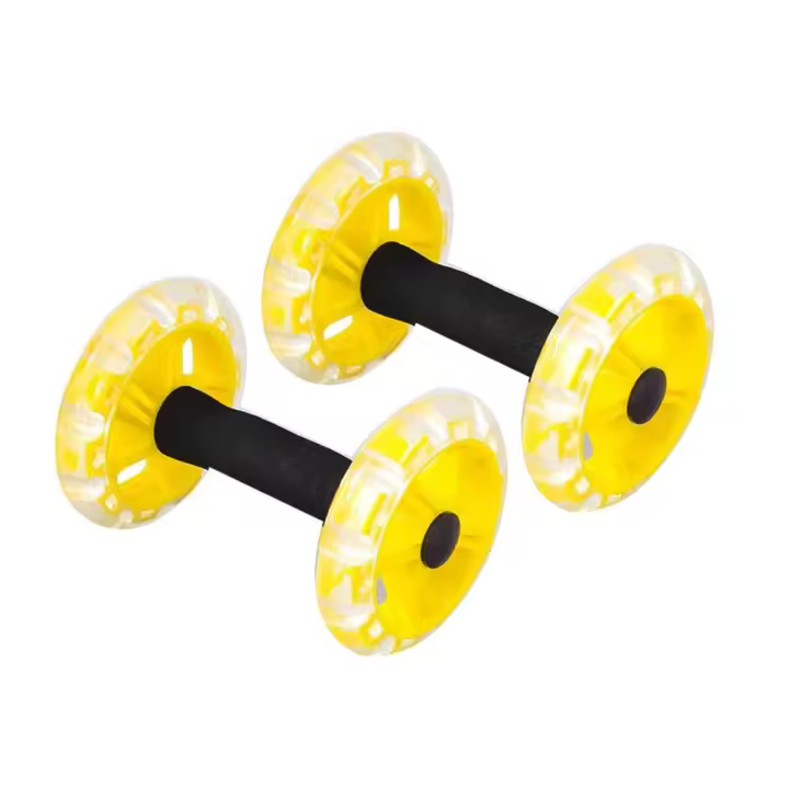 Rodillo Abdominal para ejercicio en casa, equipo de entrenamiento de 2 piezas, bandas de resistencia de potencia, gimnasio, entrenamiento de brazos - 1