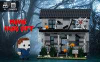 Horror Movie Halloween- Michael Myers Figure & House Building Blocks Kits