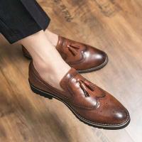 Oficina Elegante Vestido De Negocios Cómodos Zapatos Formales Ligeros Puntiagudos para Hombres - details 11