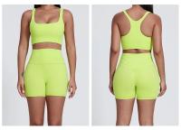 SHINBENE-pantalones cortos de cintura alta para Yoga, Shorts sexys ajustados para entrenamiento de gimnasio, 4" - details 7
