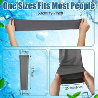 5 Mangas de protección solar de verano para deportes - Protección, Tela de secado rápido y transpirable, Diseño de franja reflectante elástica, Material de spandex, Lavar a mano - Ideal para correr de noche, ciclismo, golf, senderismo y conducir - details 4