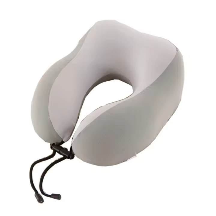 Almohada de viaje en forma de U, almohada portátil de 360 ​​grados para proteger el cuello, almohadilla para el cuello para siesta, cojín de soporte para el cuello de rebote lento extraíble - 1