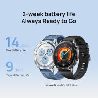 Reloj inteligente HUAWEI Watch GT 5 de 46 mm, hasta 14 días de duración de la batería, nuevo reloj inteligente deportivo para correr y ciclismo, diseño con bordes afilados, - details 5