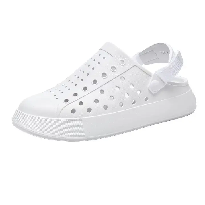 Zapatos de agujero transfronterizo para hombres y mujeres versión coreana transpirable al aire libre hueco ocio playa vadear zapatillas frías suela suave de suela gruesa - 1