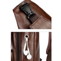 Bolsos cruzados para hombre, bolso de pecho para hombre, bandolera de diseñador, bandoleras de piel, paquete Diagonal, nueva mochila de viaje 2025 - details 6