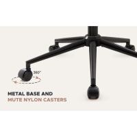 Silla de Oficina sin Brazos,Silla de Tocador Giratoria con Ruedas,Altura Ajustable