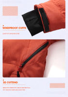 Chaqueta de plumón de invierno para hombre, abrigo de pato blanco a prueba de viento, abrigo cálido para viaje y acampada, ropa gruesa con capucha de Color sólido para hombre - details 10