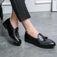 Chaussures Habitillees Hommes borla elegante formal civil boda zapatos de vestir de cuero de moda mocasines de hombre - details 6