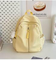 Mochila de viaje de gran capacidad, novedad de 2025, mochila escolar sencilla de Color sólido para estudiantes, Mochila deportiva, bolsa para ordenador - details 23