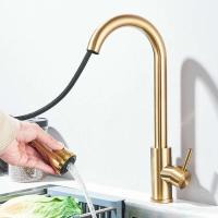 Rociador extraíble de agua fría y caliente de níquel cepillado para grifo de fregadero de cocina - details 17