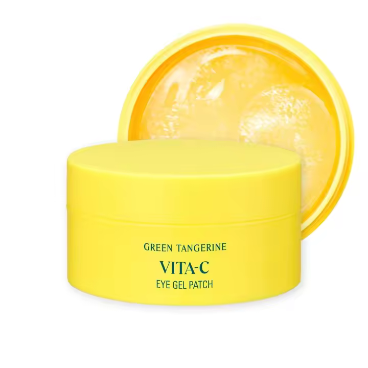 GOODAL Green Tangerina Vitamina C Hidratante para ojos |   Parche de gel hidratante de 5 minutos (60 hojas) (versión avanzada 2024) - 1