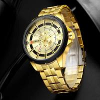 Reloj de Acero Inoxidable con Cuarzo de Lujo CURREN 8333 Accesorio Individual para Hombres de Negocios Resistente al Agua Moda Casual - details 5